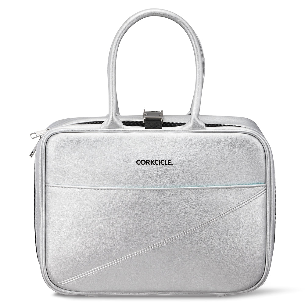 Load image into Gallery viewer, CORKCICLE Baldwin Boxer Insulated Lunch Bag/Box - Silver **CLEARANCE**