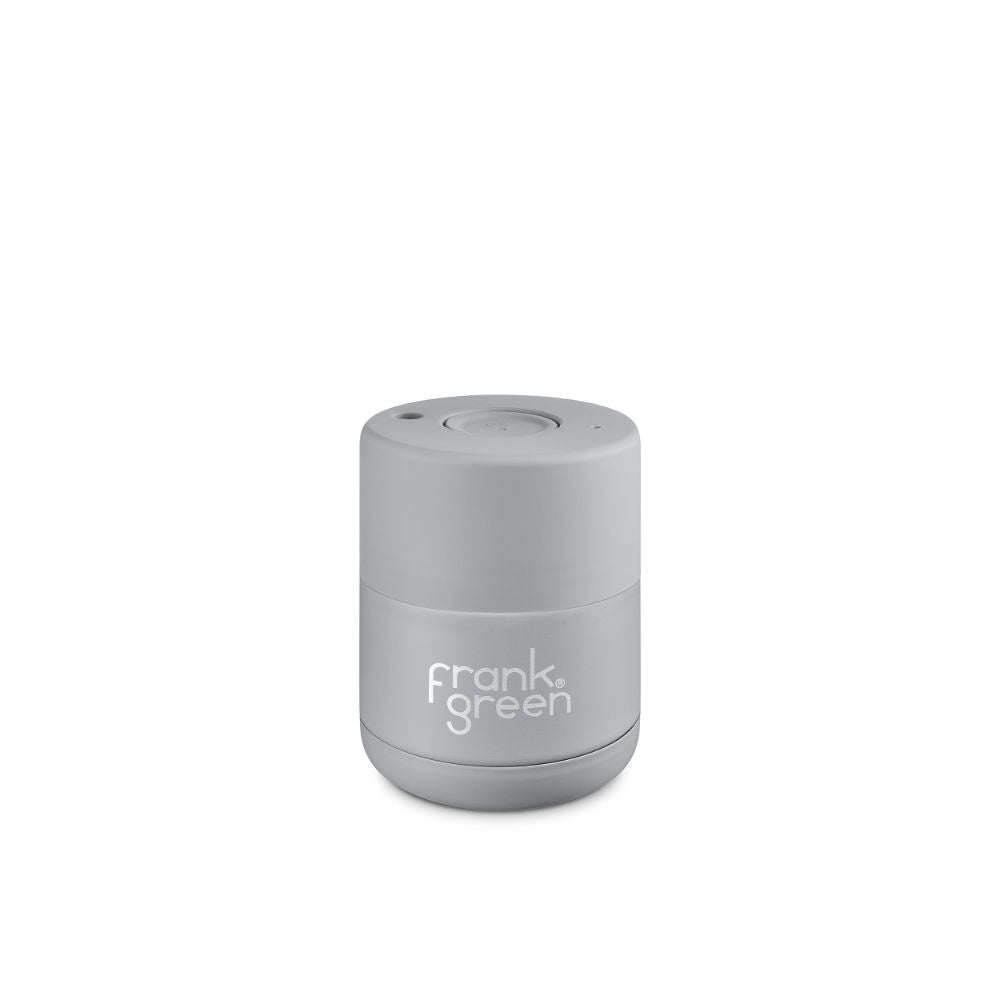 FRANK GREEN CERAMIC / STAINLESS STEEL Reusable Coffee Cup 6oz / 175ml - Harbour Mist