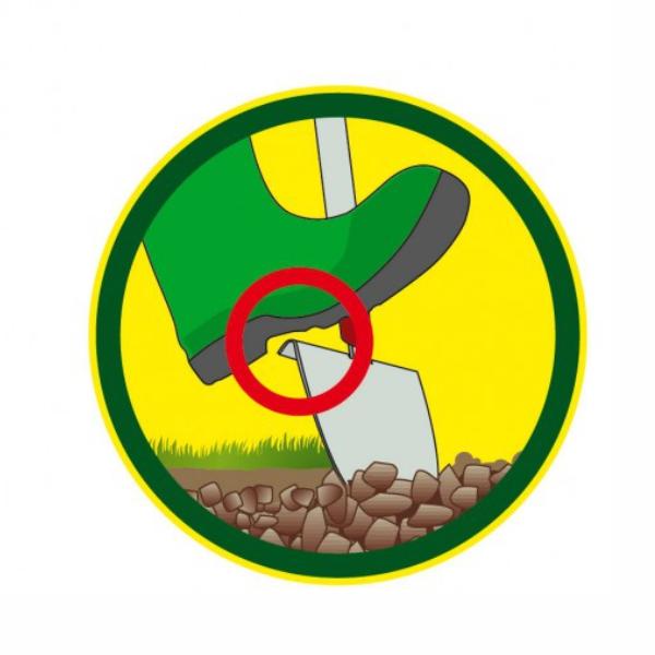 WOLF GARTEN Multi-change Half Moon Lawn Edger diagram