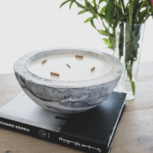 Load image into Gallery viewer, LUMEN + LUXE Black &amp; White Concrete Candle - X Large