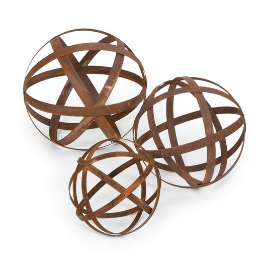 MARTHA'S VINEYARD Garden Ball Set - Rust