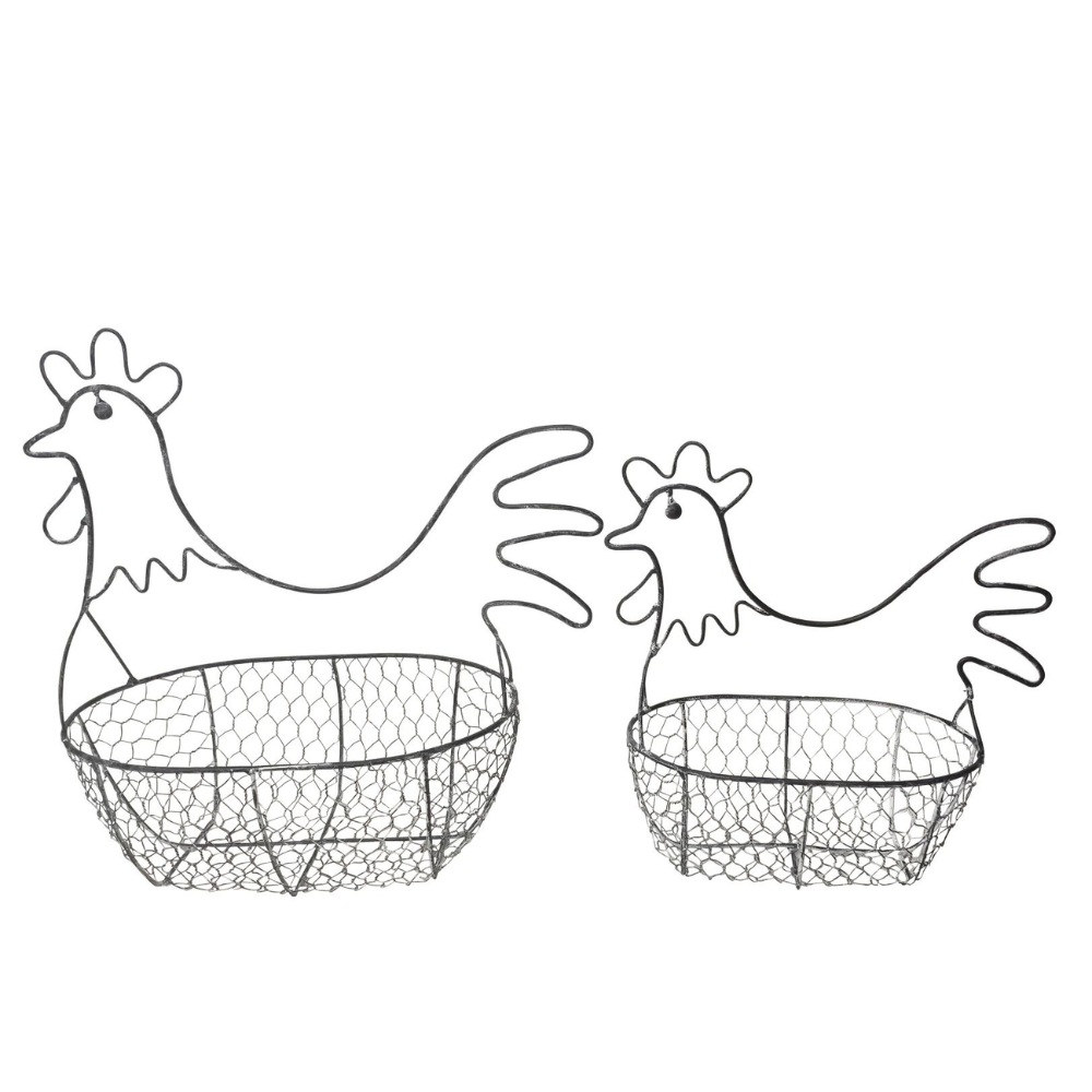 Load image into Gallery viewer, MARTHA&#39;S VINEYARD Chicken Basket - Set of 2