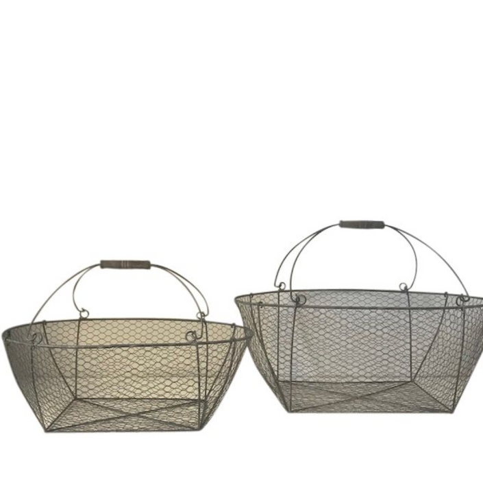 MARTHA'S VINEYARD French Laundry Basket - Set of 2