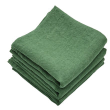 Load image into Gallery viewer, MARC OLIVER Mist Green Pure Linen Napkins 50cm x 50cm French Flax Cloth - 4 Pack **CLEARANCE**