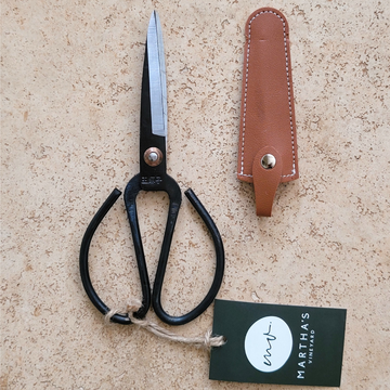 MARTHA'S VINEYARD Garden & Florist Scissors with Sheath - Large