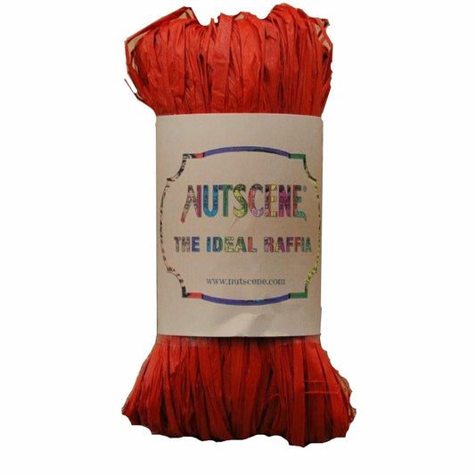 NUTSCENE SCOTLAND Raffia - Orange Rust
