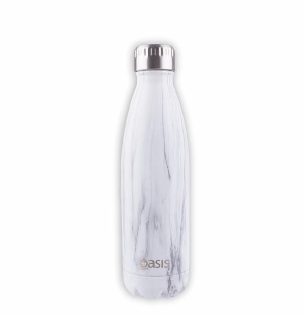 OASIS Drink Bottle 500ml Stainless Insulated - Marble **CLEARANCE**