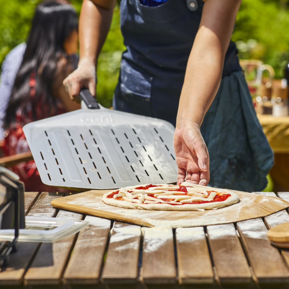 Load image into Gallery viewer, OONI Pizza Peel - Perforated Aluminium 14&quot; **CLEARANCE**