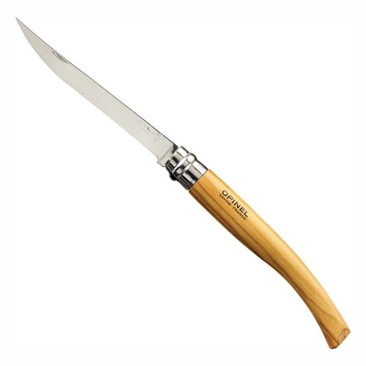 OPINEL N12 Slim Folding Knife, Olivewood