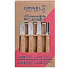OPINEL Essentials 4 piece Kitchen / Knife Set - Beechwood (Natural)