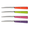 OPINEL N125 'Bon Appetit' Table Knife 4 Piece Set (Pop Colours)