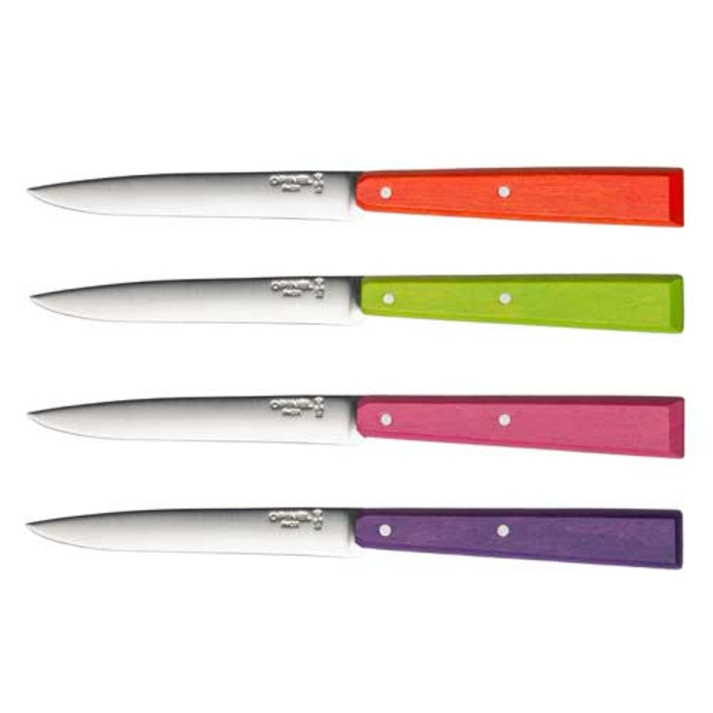 Load image into Gallery viewer, OPINEL N°125 &#39;Bon Appetit&#39; Table Knife 4 Piece Set (Pop Colours)