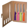 OPINEL N125 'Bon Appetit' Table Knife 4 Piece Set (Pop Colours)