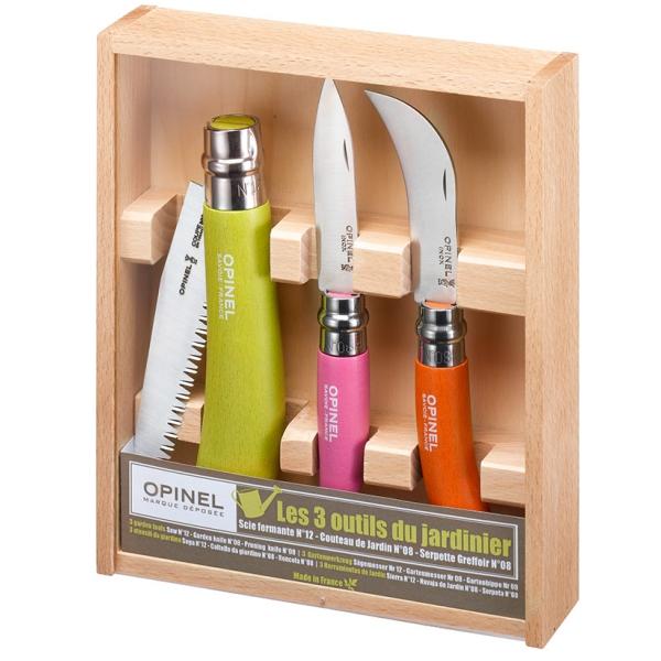 Load image into Gallery viewer, OPINEL Coloured Gardener Box Set