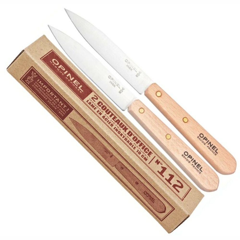 OPINEL 2 Piece Paring Knife Set - Stainless