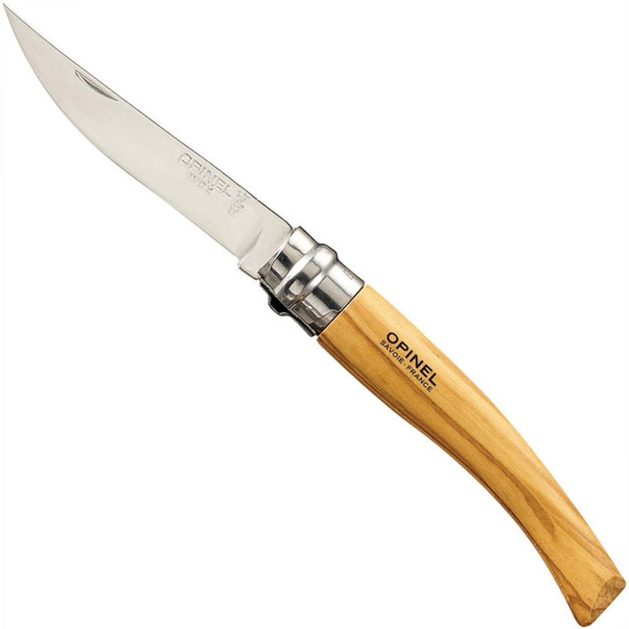 OPINEL Slim N°8 Olive Wood Folding Knife