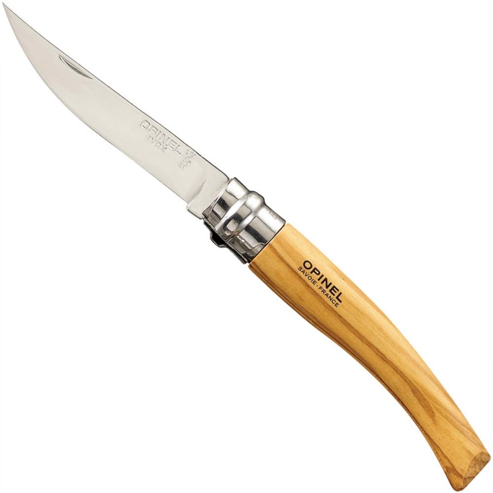 Load image into Gallery viewer, OPINEL Slim N°8 Olive Wood Folding Knife