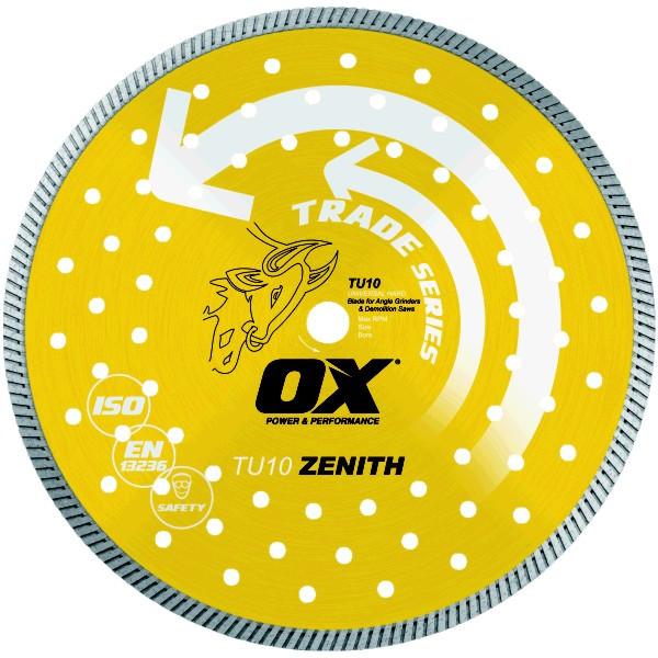 OX Trade TU10 Universal/Hard Turbo Masonry Diamond Blade