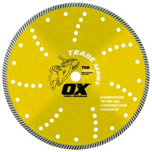 Load image into Gallery viewer, OX Trade TUB Universal Turbo Diamond Blade - Brick Saw