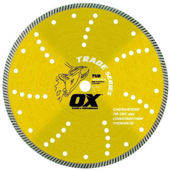 OX Trade TUB Universal Turbo Diamond Blade - Brick Saw
