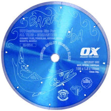 Load image into Gallery viewer, OX BARRACUDA UCT Continuous Tiling Rim Diamond Blade