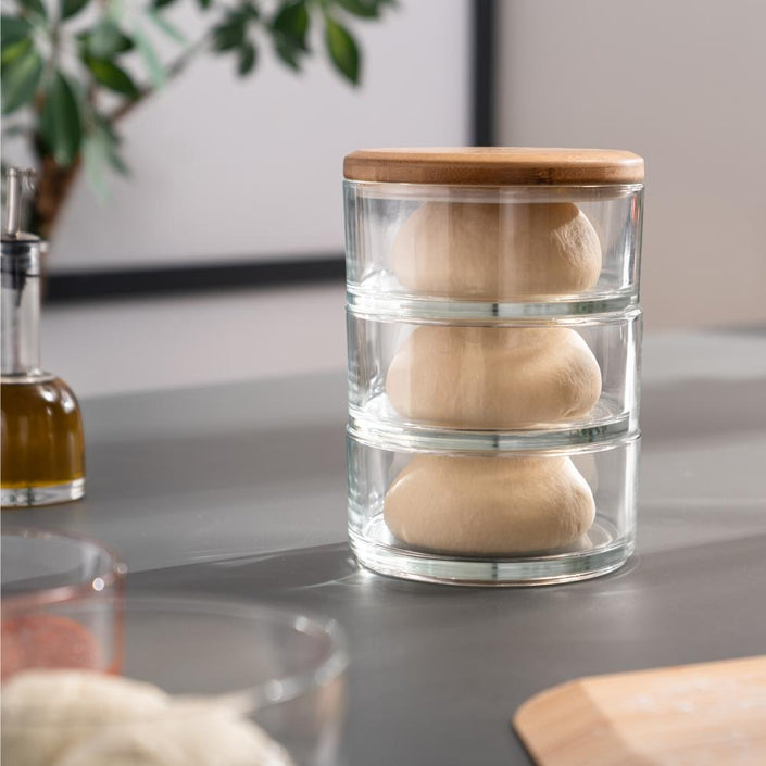 OONI Dough Proving and Topping Glass Storage Stack