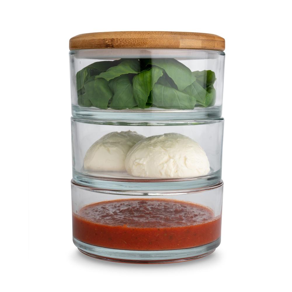 OONI Dough Proving and Topping Glass Storage Stack