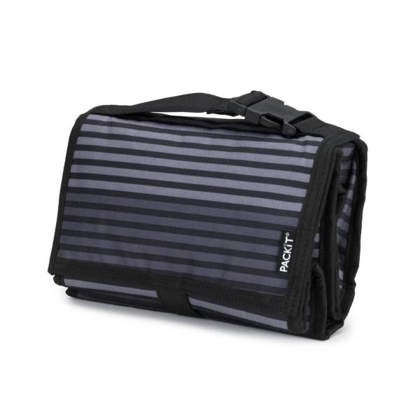 PACKIT® Freezable Lunch Bag 4.5L - GREY STRIPE ** Limited Stock**