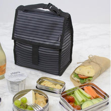 Load image into Gallery viewer, PACKIT® Freezable Lunch Bag 4.5L - GREY STRIPE ** Limited Stock**