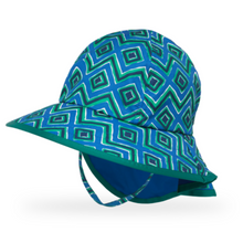 Load image into Gallery viewer, SUNDAY AFTERNOONS | Kids&#39; Play Hat - Blue Solar Geodes