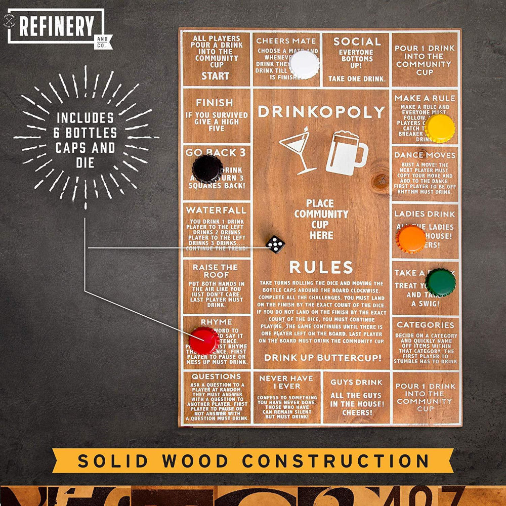 Load image into Gallery viewer, REFINERY &amp; Co Drinkopoly Board Game