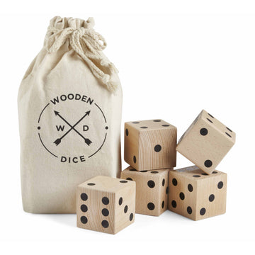 REFINERY & CO Wooden Oversized Dice**CLEARANCE**