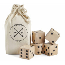Load image into Gallery viewer, REFINERY &amp; CO Wooden Oversized Dice