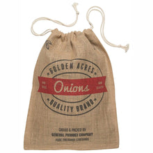 Load image into Gallery viewer, RETRO KITCHEN Produce Hessian Sack - Onion
