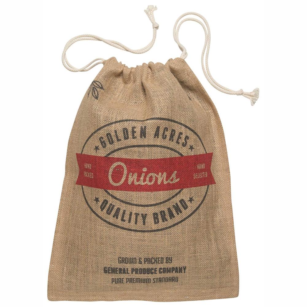 Load image into Gallery viewer, RETRO KITCHEN Produce Hessian Sack - Onion