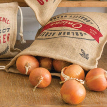 Load image into Gallery viewer, RETRO KITCHEN Produce Hessian Sack - Onion