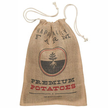 Load image into Gallery viewer, RETRO KITCHEN Produce Hessian Sack - Potatoes