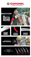 CORONA RazorTOOTH SAW Pruning Saw - 14 inch