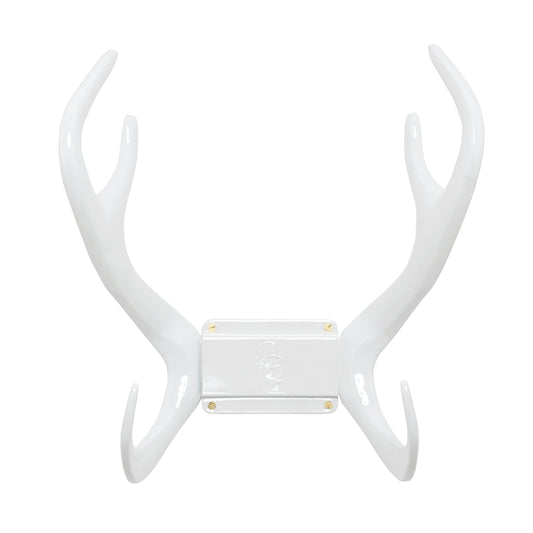 GARDEN GLORY Reindeer Wall Mount Hose Holder - White