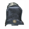 bottom view of gold guzzler bottle pouch