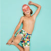 SUNNYLIFE POOL CAPTAIN Fishy Swimming Cap - Orange Red
