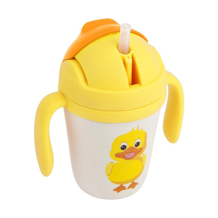SUNNYLIFE NO PLASTIC FANTASTIC Eco Sippy Cup - Ducky **Limited Stock**