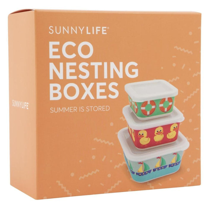 SUNNYLIFE SUMMER IS STORED Eco Nesting Boxes - Ducky
