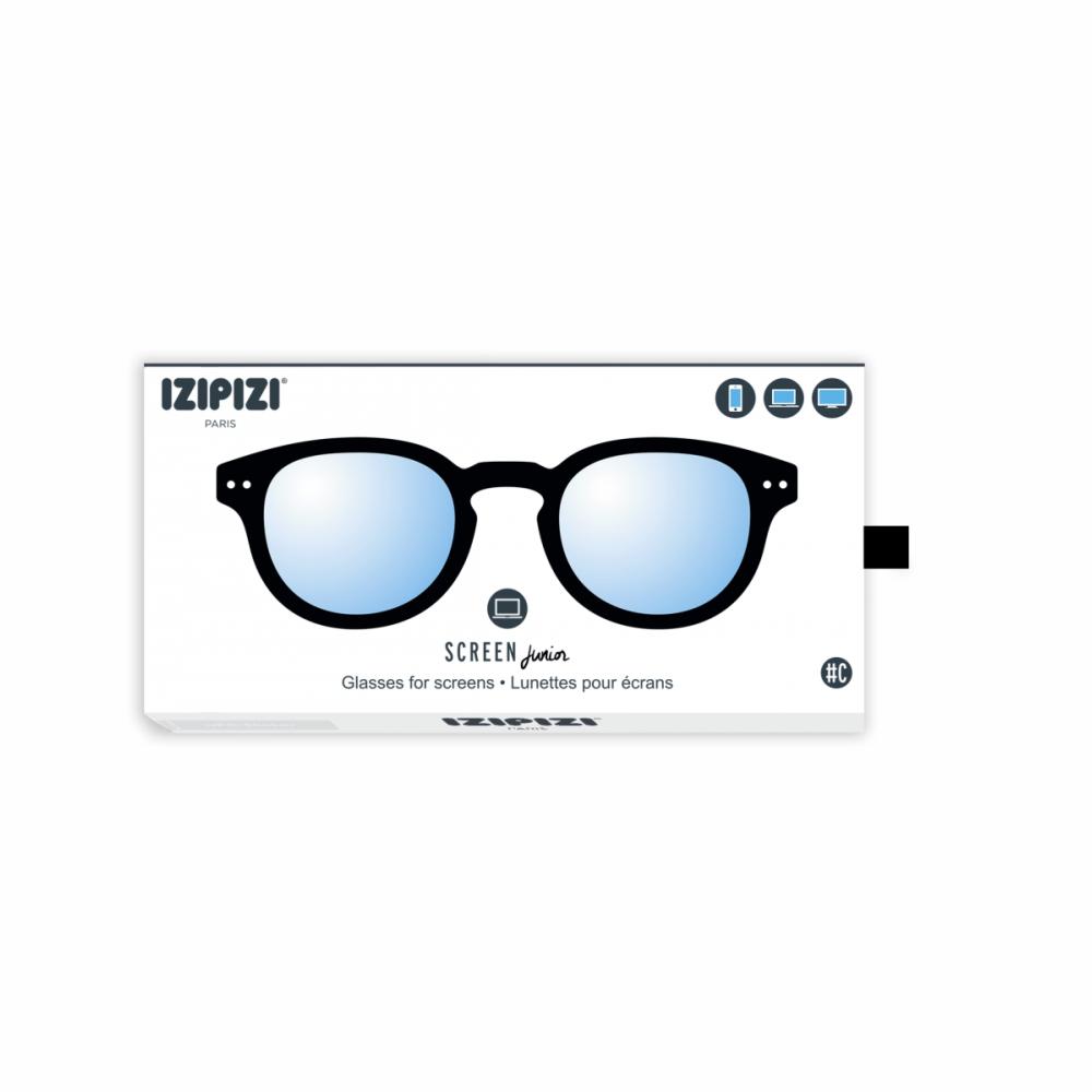 Load image into Gallery viewer, IZIPIZI PARIS SCREEN Glasses Junior Kids STYLE #C - Black (3-10 YEARS)