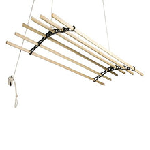 Load image into Gallery viewer, SHEILA MAID Ceiling Clothes Airer 6 Bar - Black