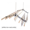 SHEILA MAID Ceiling Clothes Airer 6 Bar - White