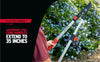 CORONA ComfortGEL Extendable Bypass Lopper - 1 + 1/2 inch