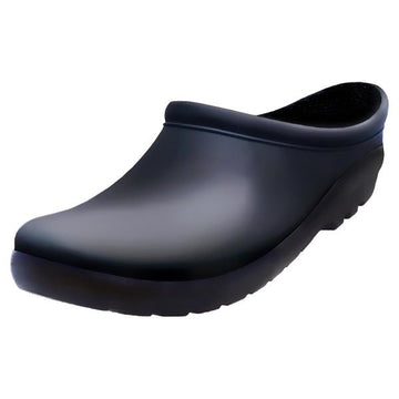 SLOGGERS Womens Premium Clogs (Black)