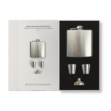 Load image into Gallery viewer, SOCIETY PARIS Flask and Shot glass Set