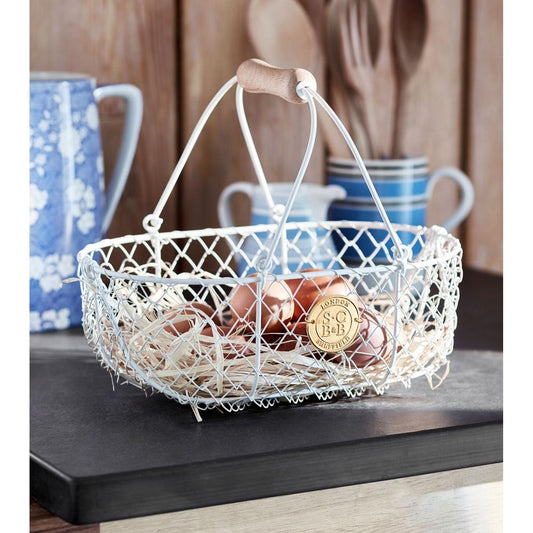 SOPHIE CONRAN Harvesting Basket - Small Buttermilk Cream